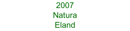 2007 Natura  Eland